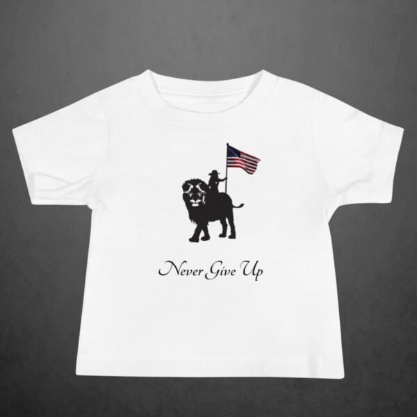 Never Give Up - Baby Jersey Short Sleeve Tee